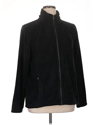 Pre-owned Athleta Track Jacket In Black