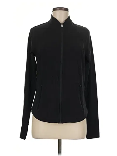 Pre-owned Athleta Track Jacket In Black