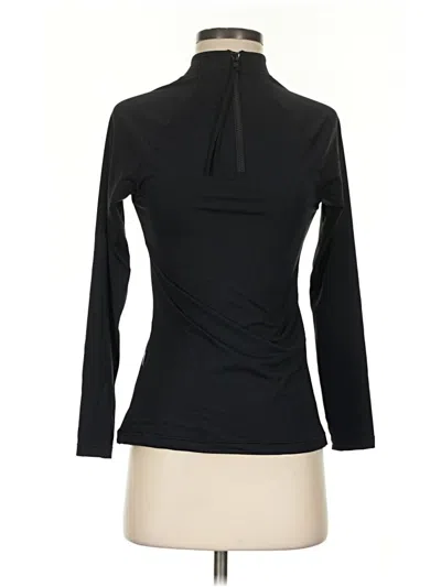 Pre-owned Athleta Track Jacket In Black