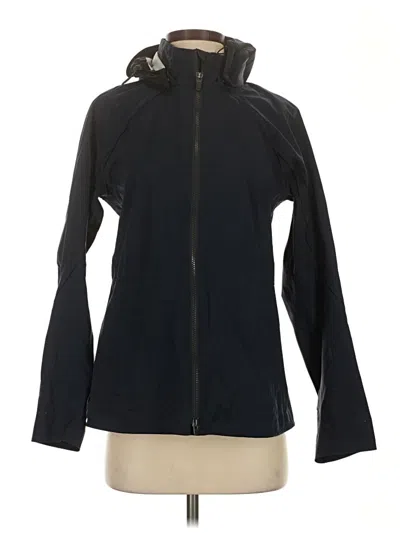 Pre-owned Athleta Track Jacket In Black