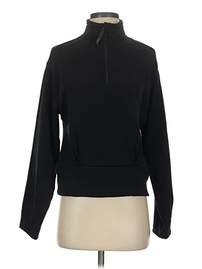 Pre-owned Athleta Track Jacket In Black