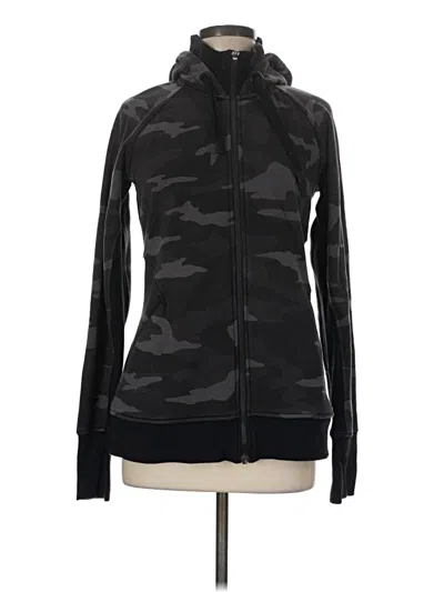 Pre-owned Athleta Track Jacket In Black