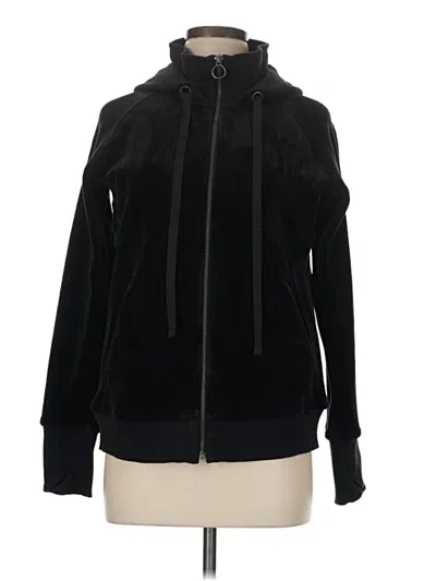 Pre-owned Athleta Track Jacket In Black