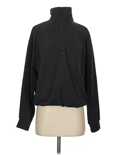 Pre-owned Athleta Track Jacket In Black