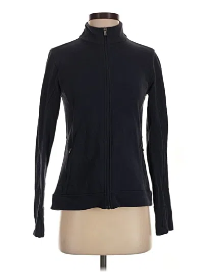 Pre-owned Athleta Track Jacket In Black