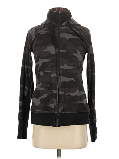 Pre-owned Athleta Track Jacket In Black