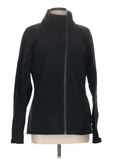 Pre-owned Athleta Track Jacket In Black