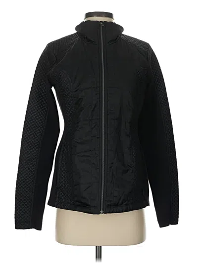 Pre-owned Athleta Track Jacket In Black