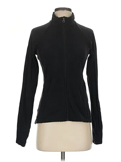 Pre-owned Athleta Track Jacket In Black