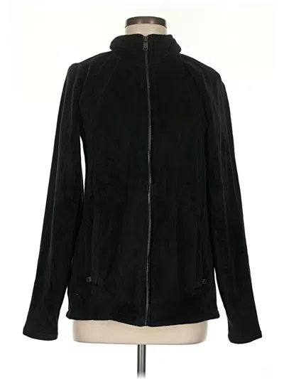 Pre-owned Athleta Track Jacket In Black