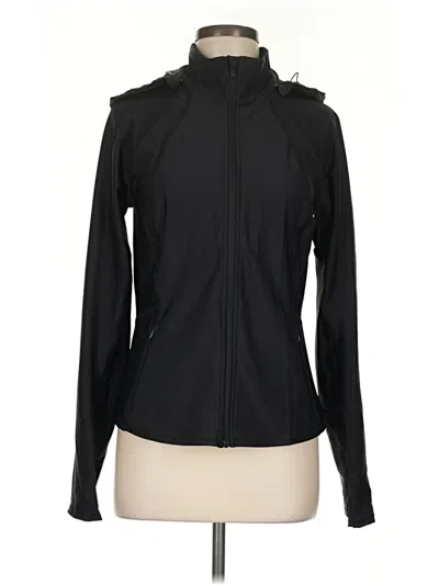 Pre-owned Athleta Track Jacket In Black