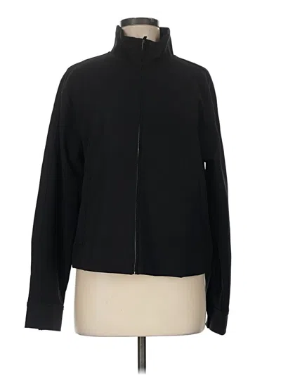 Pre-owned Athleta Track Jacket In Black
