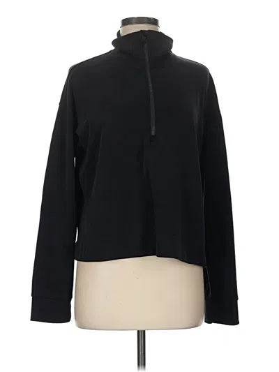 Pre-owned Athleta Track Jacket In Black