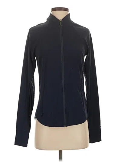 Pre-owned Athleta Track Jacket In Blue