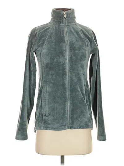Pre-owned Athleta Track Jacket In Blue