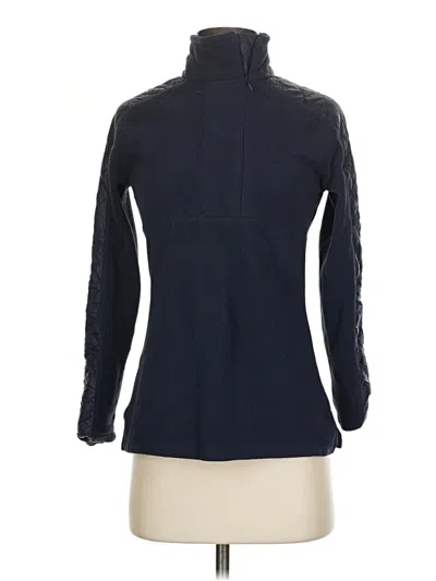 Pre-owned Athleta Track Jacket In Blue