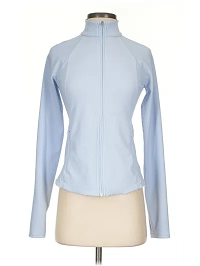 Pre-owned Athleta Track Jacket In Blue