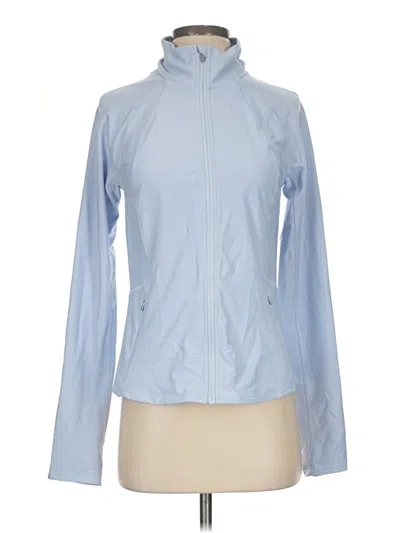 Pre-owned Athleta Track Jacket In Blue