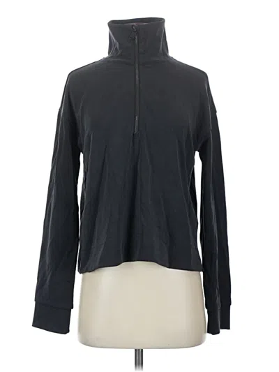 Pre-owned Athleta Track Jacket In Gray