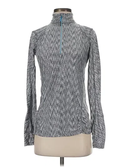 Pre-owned Athleta Track Jacket In Gray