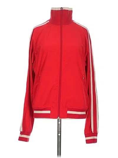 Pre-owned Athleta Track Jacket In Red