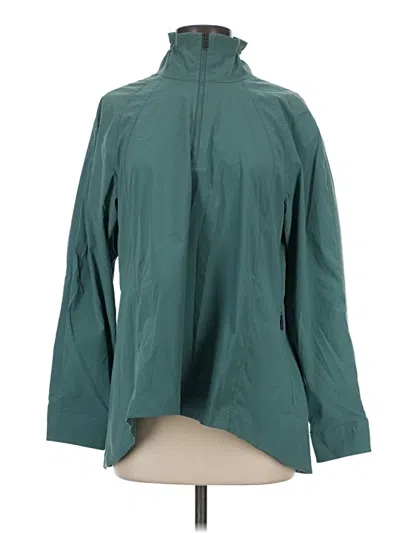 Pre-owned Athleta Track Jacket In Teal
