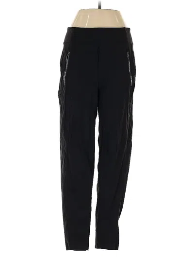 Pre-owned Athleta Track Pants In Black