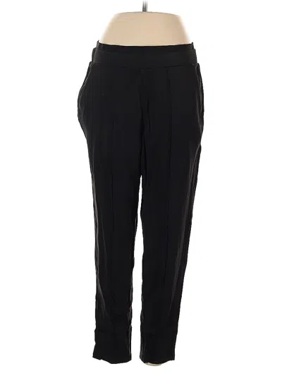 Pre-owned Athleta Track Pants In Black