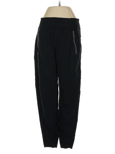 Pre-owned Athleta Track Pants In Black