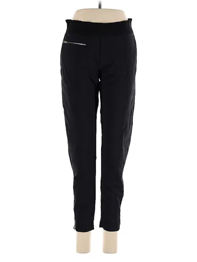 Pre-owned Athleta Track Pants In Black
