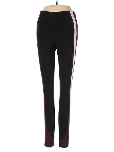 Pre-owned Athleta Track Pants In Black