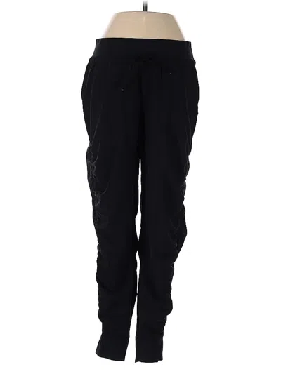 Pre-owned Athleta Track Pants In Black