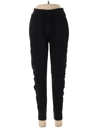 Pre-owned Athleta Track Pants In Black