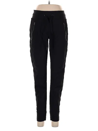 Pre-owned Athleta Track Pants In Black