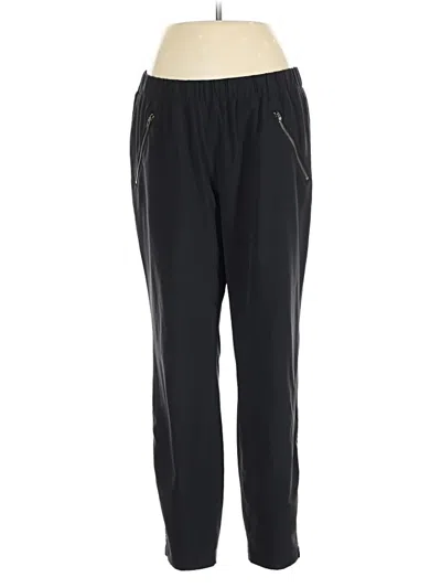 Pre-owned Athleta Track Pants In Black