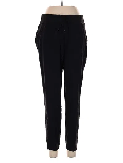 Pre-owned Athleta Track Pants In Black