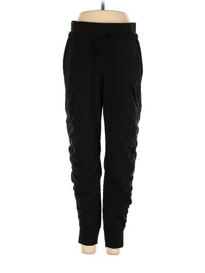 Pre-owned Athleta Track Pants In Black
