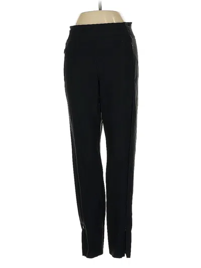 Pre-owned Athleta Track Pants In Black