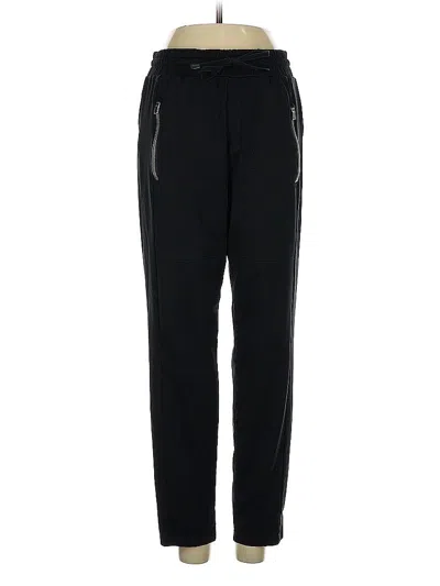 Pre-owned Athleta Track Pants In Black