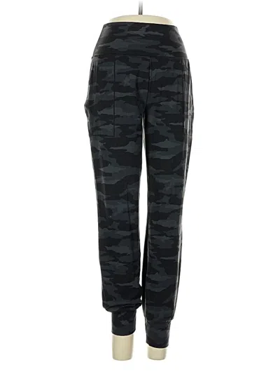 Pre-owned Athleta Track Pants In Black