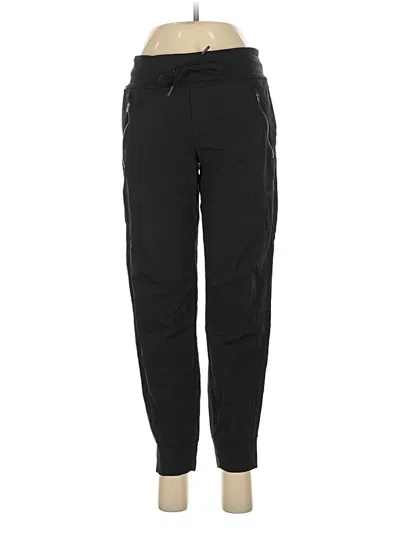 Pre-owned Athleta Track Pants In Black