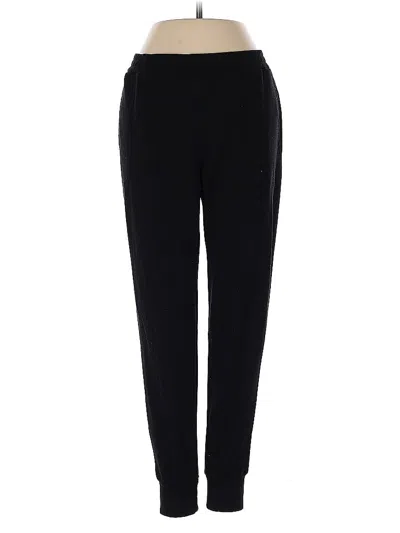 Pre-owned Athleta Track Pants In Black