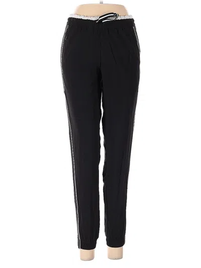 Pre-owned Athleta Track Pants In Black