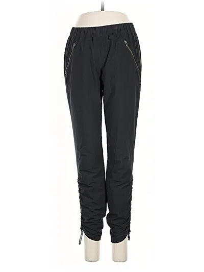 Pre-owned Athleta Track Pants In Black