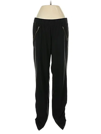 Pre-owned Athleta Track Pants In Black