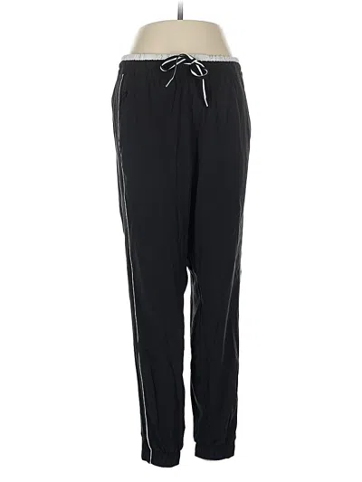 Pre-owned Athleta Track Pants In Black