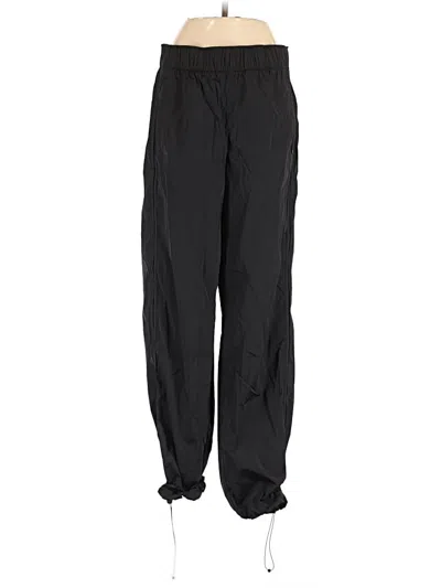 Pre-owned Athleta Track Pants In Black