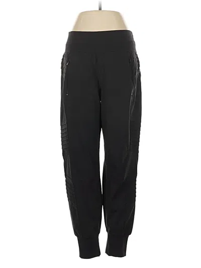 Pre-owned Athleta Track Pants In Black
