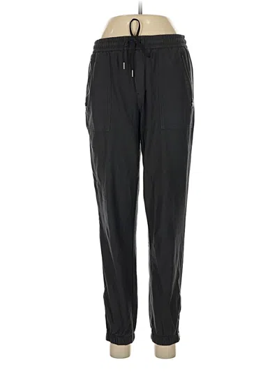 Pre-owned Athleta Track Pants In Black