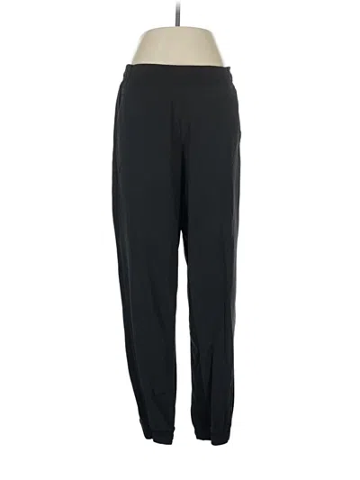 Pre-owned Athleta Track Pants In Black